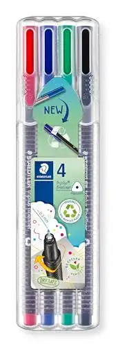 Fineliner Staedtler 334 SB4 Triplus 4er Set in verschiedenen Farben