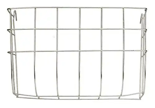 Heuraufe Kerbl aus verzinktem Metall 17×13 cm zum Einhängen