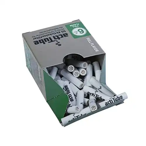 Aktivkohlefilter actiTube Extra-Slim 6 mm für Pfeifen und Zigaretten