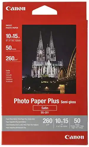 Fotopapier matt Canon SG-201 Plus Seidenglanz 10 x 15 cm