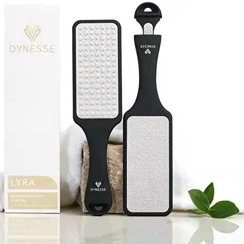 DYNESSE Hornhautraspel 3-in-1 Hornhautentferner mit Mini-Feile