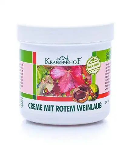 Venensalbe Kräuterhof Creme mit Rotem Weinlaub 250ml
