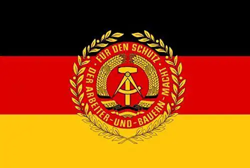 DDR-Flagge U24 90 x 150 cm aus Polyester mit Ösen