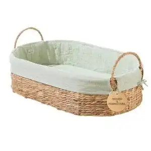 Moseskorb Geuther klein – Babynest mit Tragegriff und Baumwollbezug