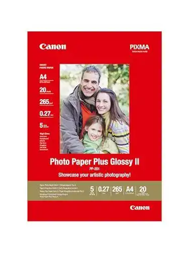 Canon Fotopapier PP-201 A4 glänzend für hochwertige Druckergebnisse