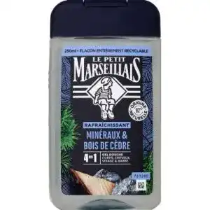 Le Petit Marseillais Duschgel für Herren mit Mineralien und Zedernholz