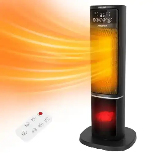 Heizlüfter Aigostar Bert – Keramikheizer mit Fernbedienung und 2000W