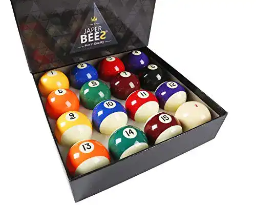 Billardkugeln Japer Bees Poolbälle Set Regelgröße Classic Pro