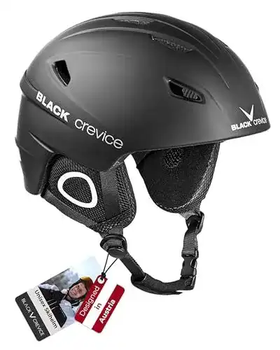 Snowboardhelm Black Crevice Kitzbühel BCR143764 schwarz Größe L
