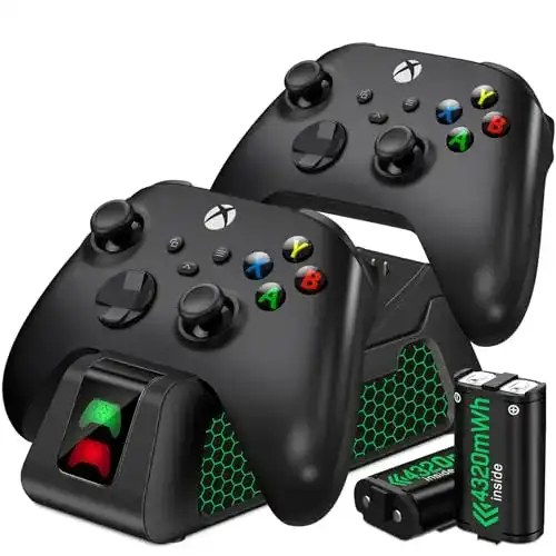 Mocagen Xbox Controller Ladestation für Xbox One und Series XS