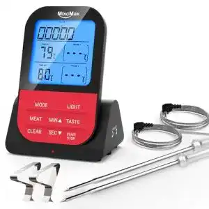 Grillthermometer Funk MixcMax kabellos für präzise Temperaturmessung