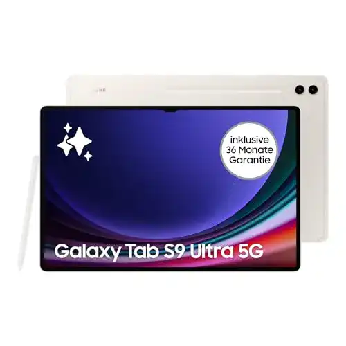 Samsung Galaxy Tab S9 Ultra Tablet mit Android, 5G und 256 GB Speicher