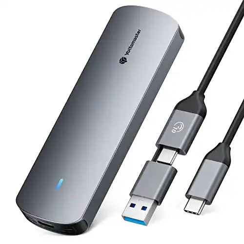Yottamaster M.2 NVMe SSD Gehäuse USB 3.2 Gen2 Adapter