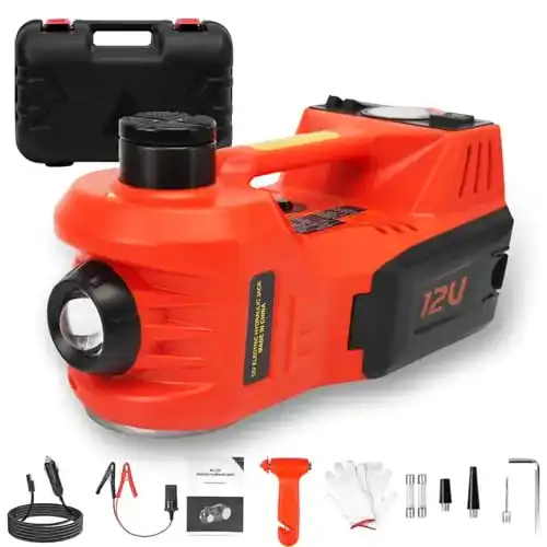 Elektrischer hydraulischer Wagenheber 5t von VOBOR mit 12V Pumpe und LED