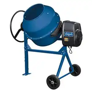 Scheppach Betonmischer MIX160 650 W mit 160 L Fassungsvermögen