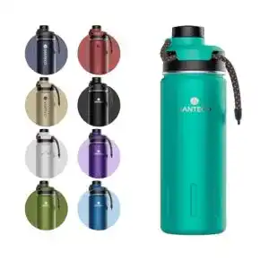 Edelstahl Trinkflasche SANTECO Isolierte Fahrrad Trinkflasche