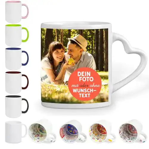 Fototasse Sunnywall Keramiktasse individuell bedrucken lassen