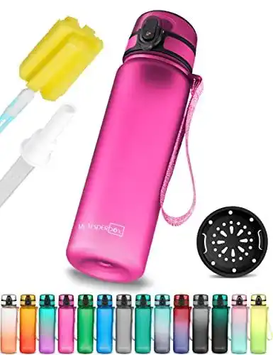 Trinkflasche mit Strohhalm My Vesperbox Minny für Kinder