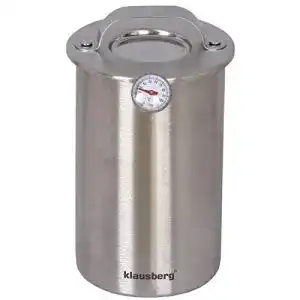 Schinkenkocher Klausberg Edelstahl mit Thermometer 1,5l