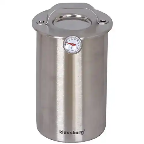 Schinkenkocher Klausberg Edelstahl mit Thermometer 1,5l