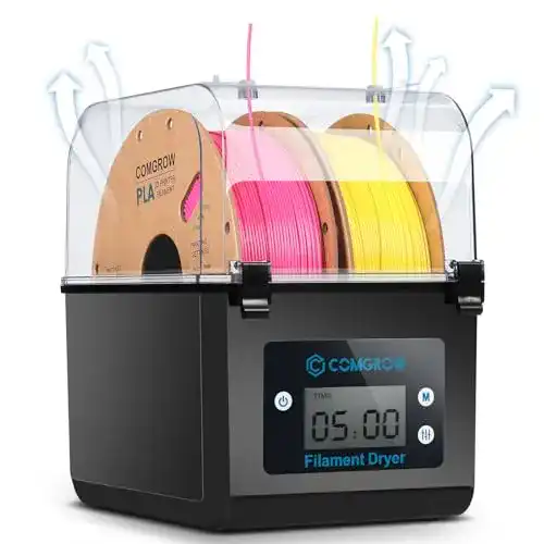 Filamenttrockner Comgrow für 3D Drucker mit Speicherbox und Heizfunktion