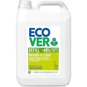 Ecover Spülmittel Nachfüllpackung mit Zitrone und Aloe Vera, 5 l