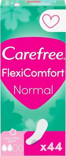 Carefree Slipeinlagen FlexiComfort Normal mit leichtem Duft, 44 Stück