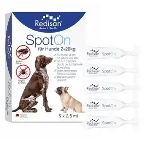Zeckenschutz Hund ohne Chemie mit Redisan Spot-On