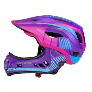 Rockbros Kinderhelm Integrierter Fahrradhelm für Kinder und Jugendliche