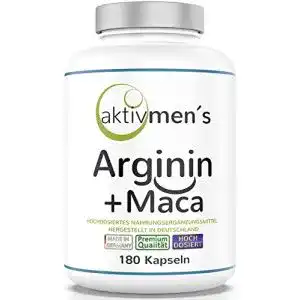 Testosteron-Booster mit Arginin und Maca für aktive Männer