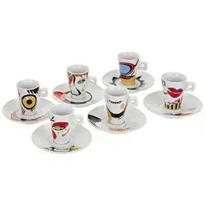 Espresso-Tassen Set Zeller mit 6 Motiven aus Porzellan