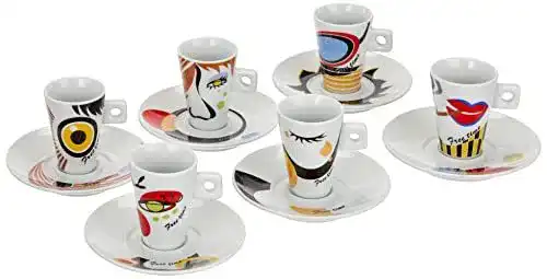 Espresso-Tassen Set Zeller mit 6 Motiven aus Porzellan