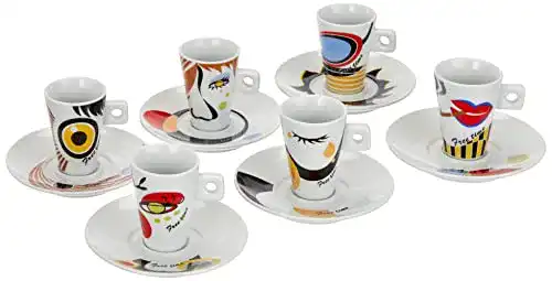 Espresso-Tassen Set Zeller mit 6 Motiven aus Porzellan