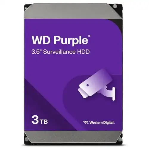 3TB WD Purple interne Festplatte für Überwachungssysteme