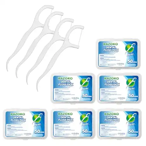 Zahnseide Razoko Sticks – Einweg Dental Floss für Interdentalreinigung
