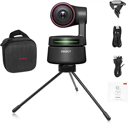 4K Webcam OBSBOT Tiny mit KI-Tracking und Dual-Mikrofon