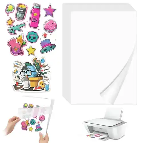 Stickerpapier Jrjrn 30 Stück selbstklebend für Drucker