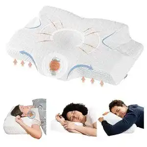 Orthopädisches Anti-Schnarch-Kissen Elviros aus Memory Foam