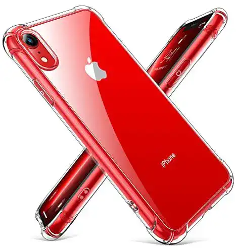 Canshn iPhone XR Hülle – Transparente, weiche Handyhülle mit Fallschutz