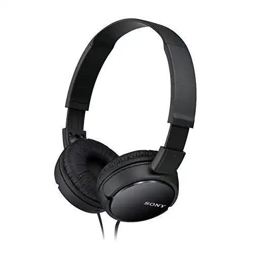 Sony MDR-ZX110 Faltbare Kopfhörer in Schwarz