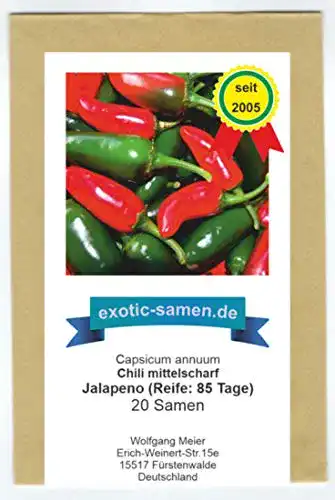 Jalapeno-Samen – Mittelscharfes Chili für Grill und Küche