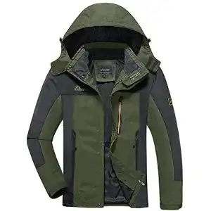 Angeljacke KEFITEVD Übergangsjacke für Herren, winddicht und funktional