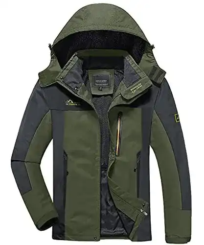 Angeljacke KEFITEVD Übergangsjacke für Herren, winddicht und funktional