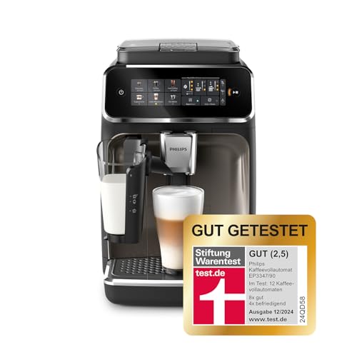Philips Kaffeevollautomat Serie 5500 mit Latte Go und SilentBrew-Technologie