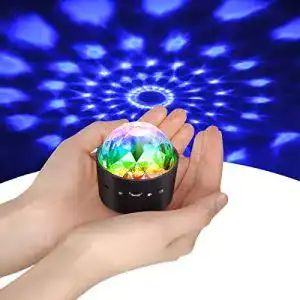 Yikanwen Mini Discokugel für Kinder mit Stimme Steuerung