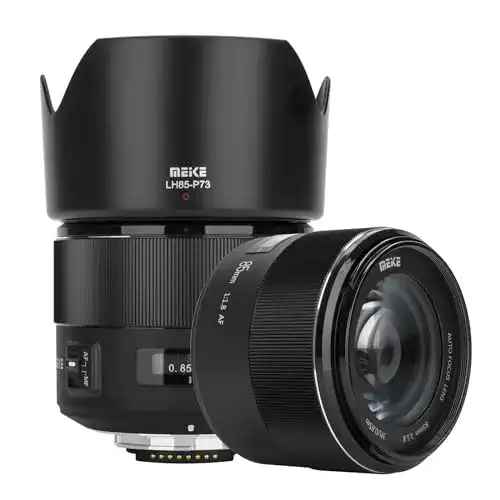 85mm Objektiv Meike MEKE Teleobjektiv für F-Mount DSLR