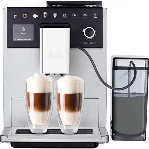 Kaffeevollautomat Melitta Latte Select mit Milchschlauch