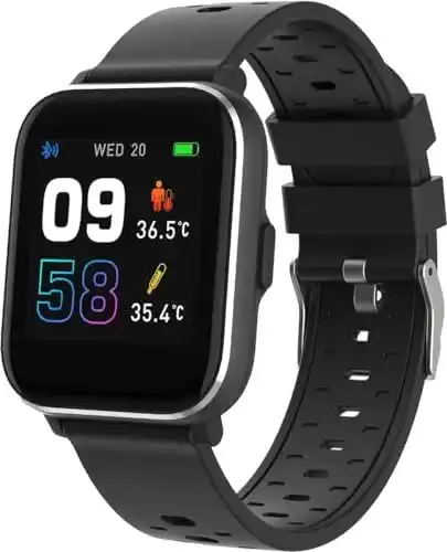 Denver SW-165 Smartwatch in Schwarz mit Bluetooth-Funktion