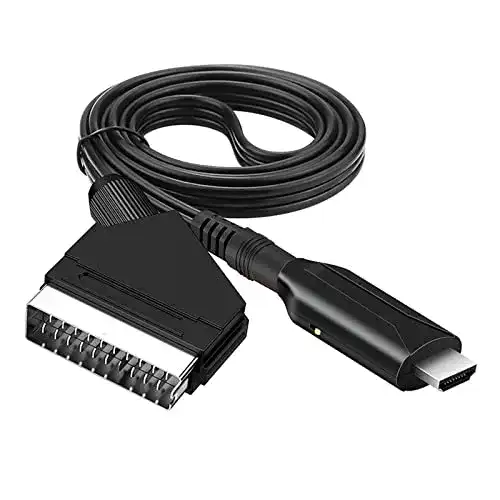 SCART zu HDMI Konverter für HDTV, STB, VHS, Xbox, PS3, DVD und Blu-ray
