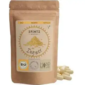 Ingwer Kapseln Spintz 420 Stück Bio Ingwer Kapseln vegan